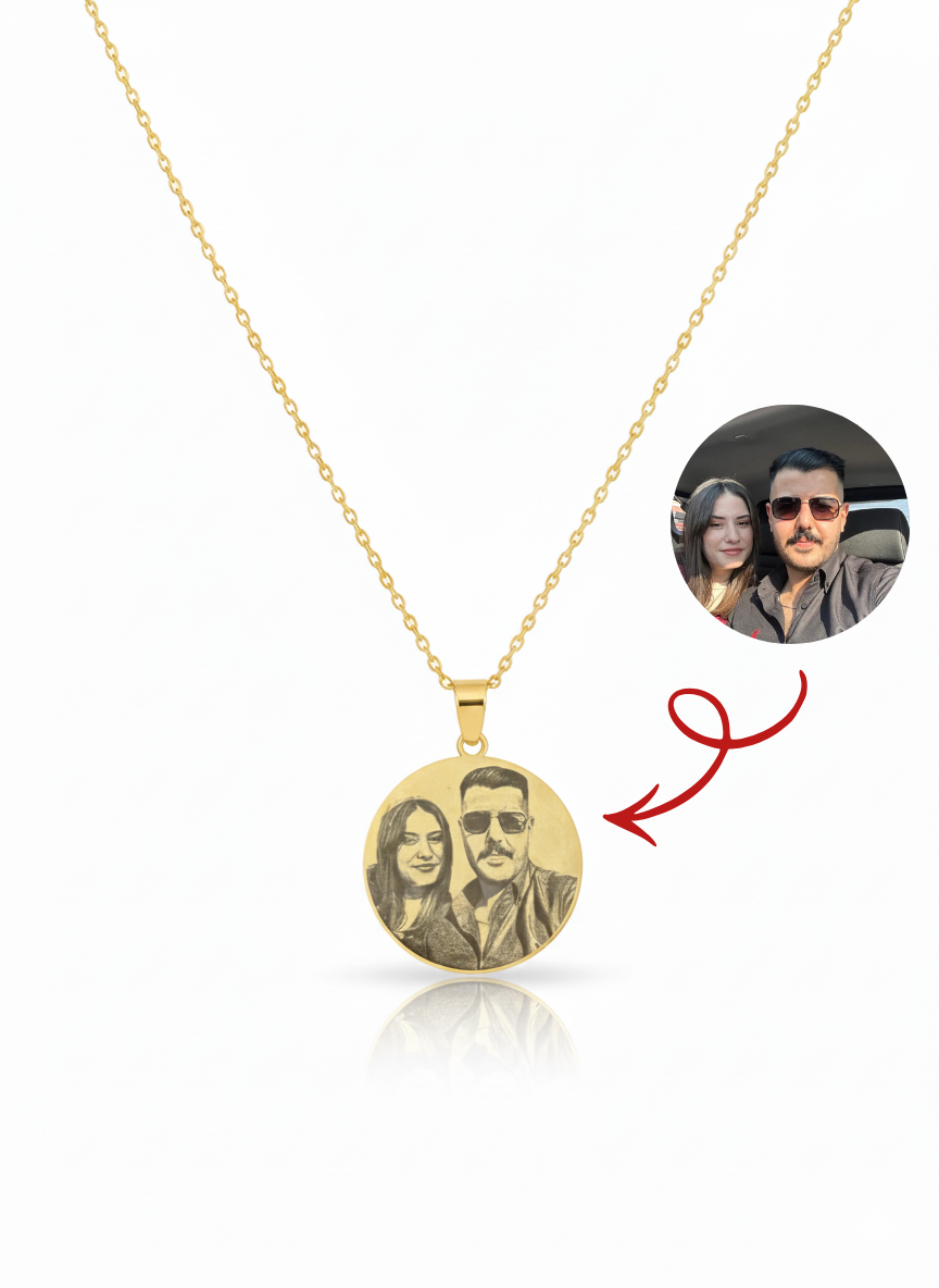 Kişiye Özel Yuvarlak Kolye