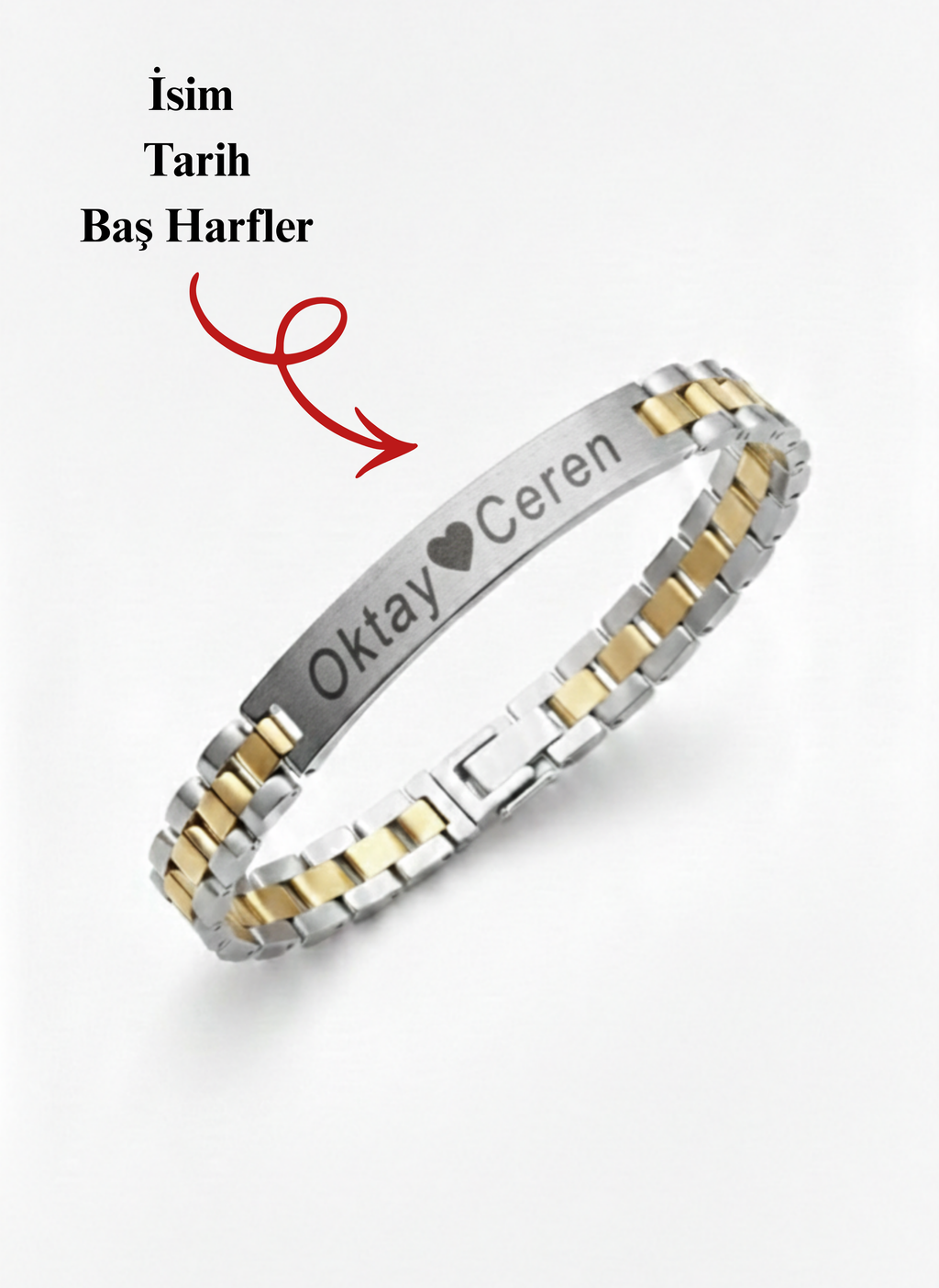Kişiye Özel Premium Erkek Bileklik