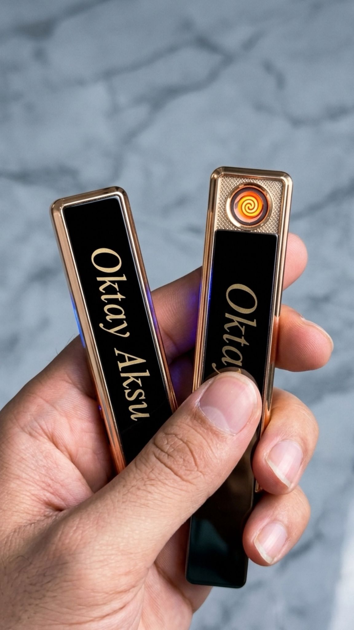 İsimli USB Çakmak – Lüks Metal Gövde & Kişiye Özel Lazer Baskı